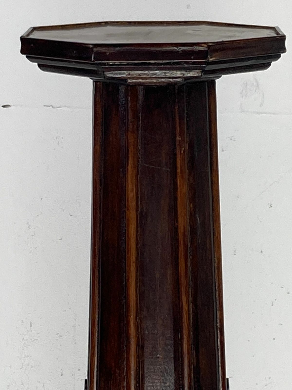 photo vinterior Dutch Art Deco Amsterdam School Pedestal Or Plant Stand, 1920s