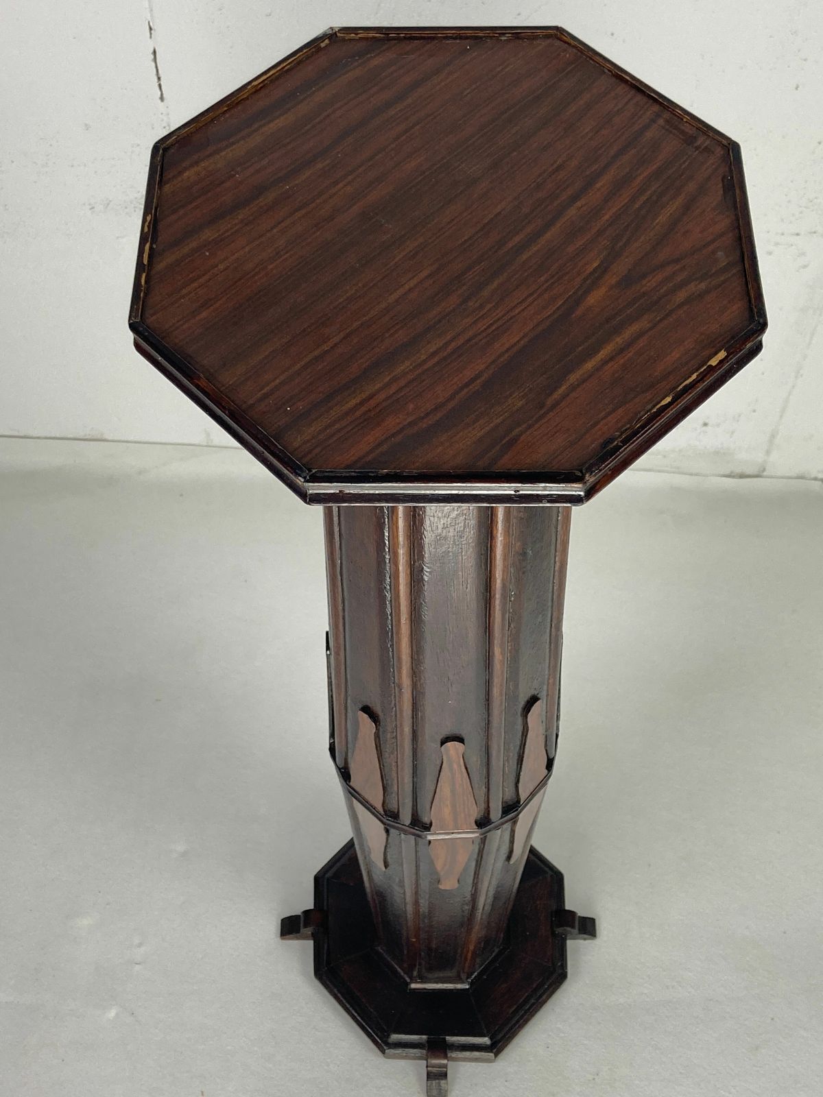 photo buy Dutch Art Deco Amsterdam School Pedestal Or Plant Stand, 1920s