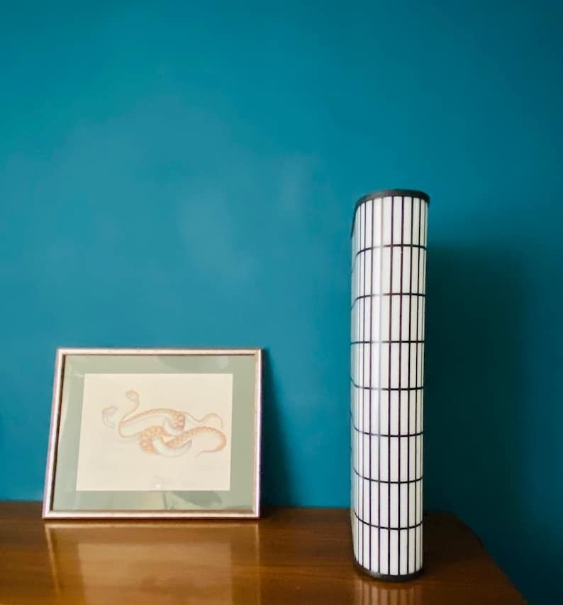 Postmodern Reticulated Lamp In The Manner Of J.Hoffman, Italy 1980s photo 637.0