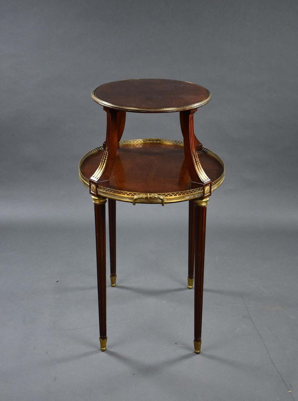 photo furniture 19th Century French Mahogany Etagere