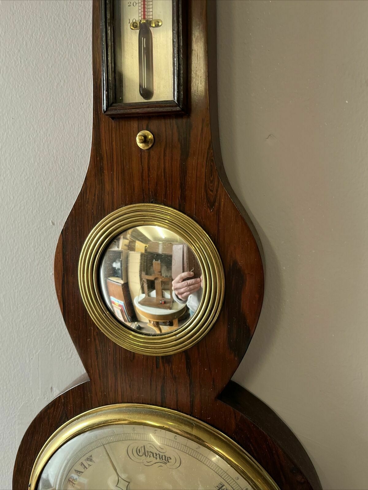Victorian Barometer In Rosewood Case By G. Matteri Of Tenbury. photo 425.0