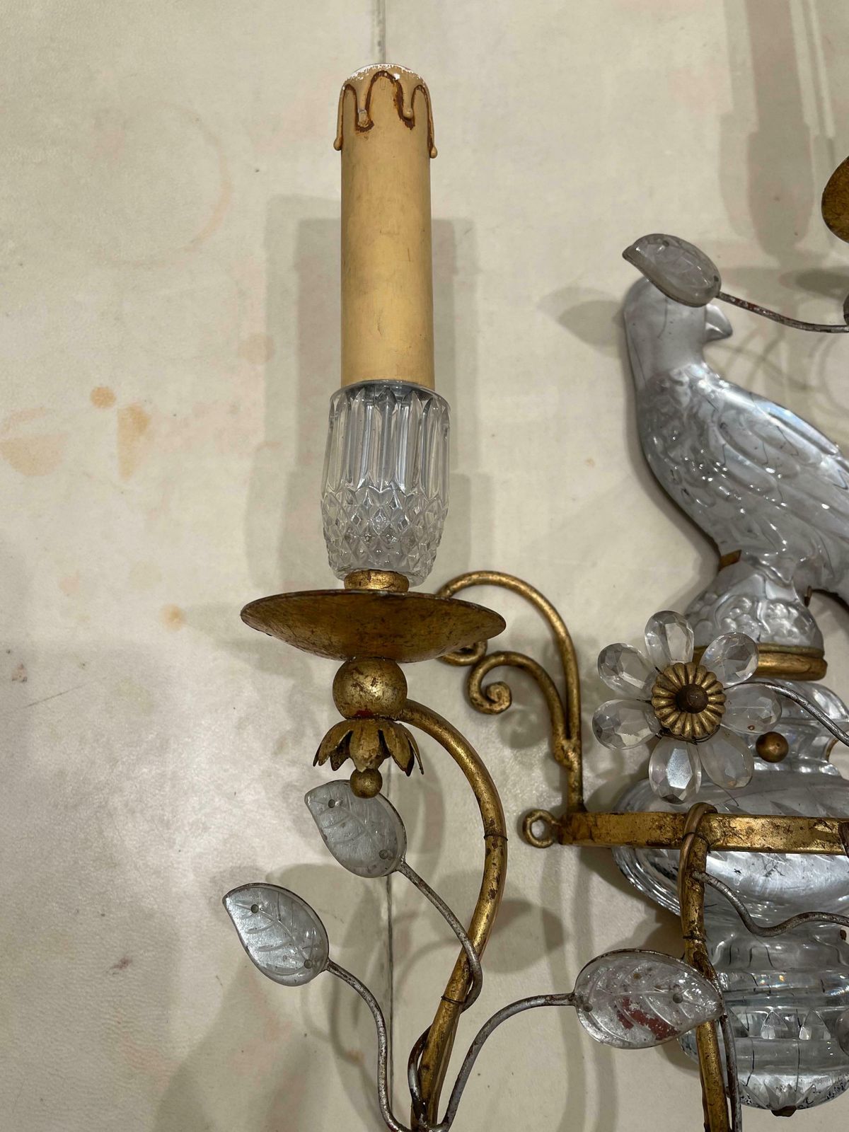 Stunning Pair Of Ancient Sconces By Maison Baguès, Art Déco, France photo 4190.38