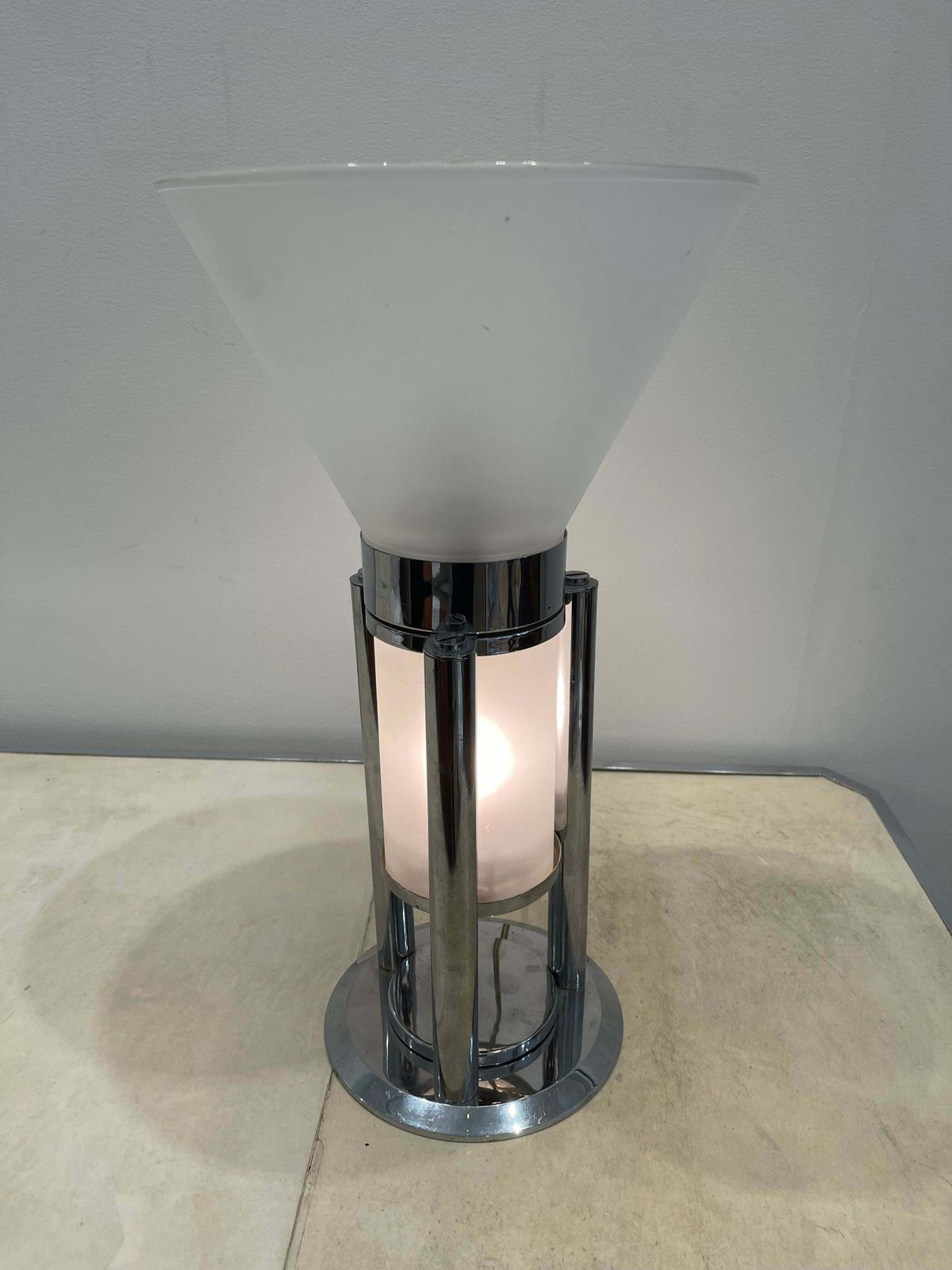 Lighting Jean Boris Lacroix (1902 1984), Modernist Table Lamp photo