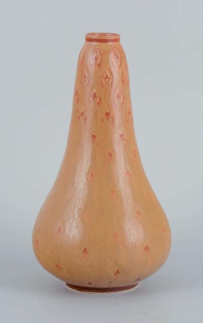 Carl Harry Ståhlane 1920 1990 For Rörstrand Vase In Light Brown Tones photo furniture