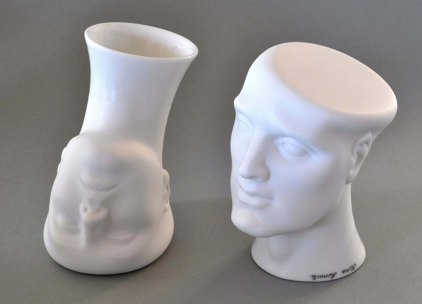 Ilona Romule Couple. Porcelain Vases 2 X