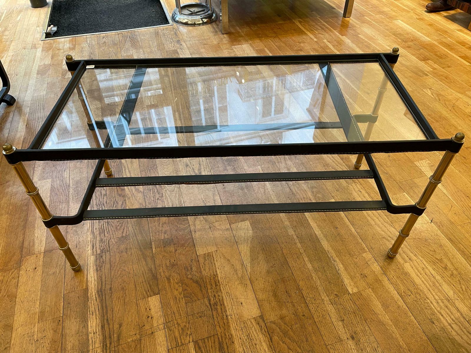 photo furniture Beautiful Coffee Table By Jacques Adnet, France, Circa 1950