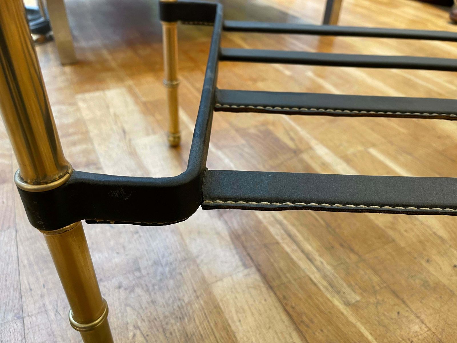 photo for sale Beautiful Coffee Table By Jacques Adnet, France, Circa 1950