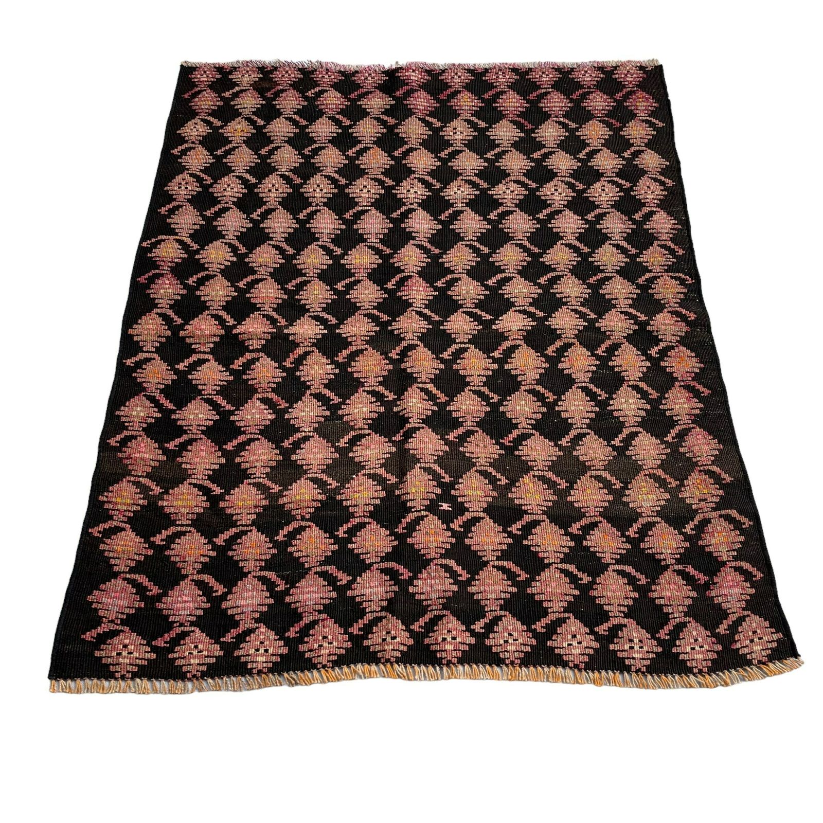 photo for sale Traditional Turkish Kilim Rug ,Vintage Anatolian Turkish Kelim 113x95 Cm