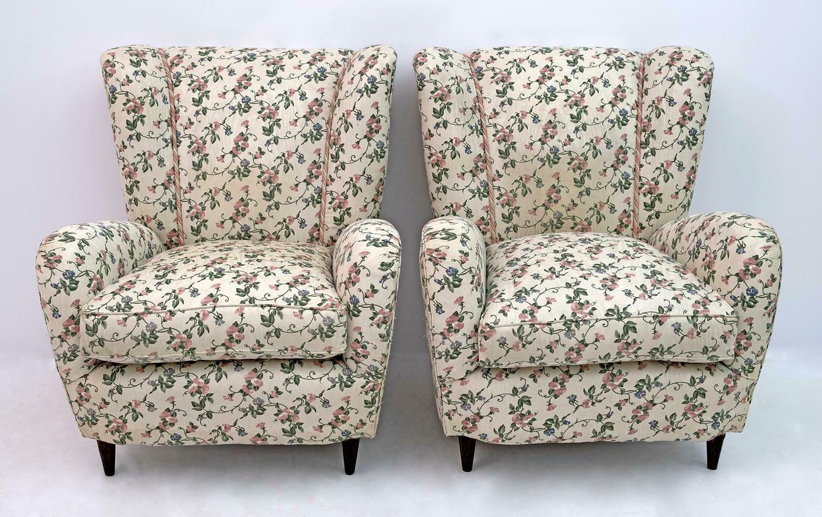 Pair Of Paolo Buffa Mid Century Modern Italian Armchairs, 1950s photo furniture