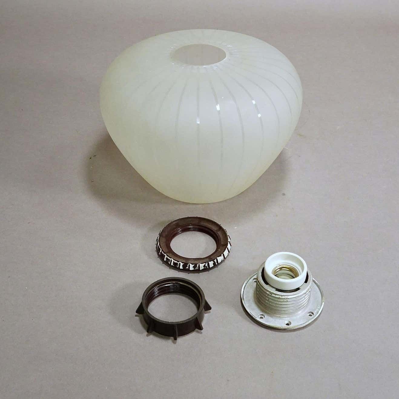 Vintage Bauhaus Light Fixture Designed By Wagenfeld Peill & Putzler, Stella, Ger photo 389.0