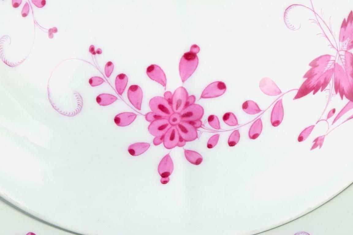 Meissen, Germany, Pink Indian, Round Tureen With Lid. 19th Century. photo Home Decor