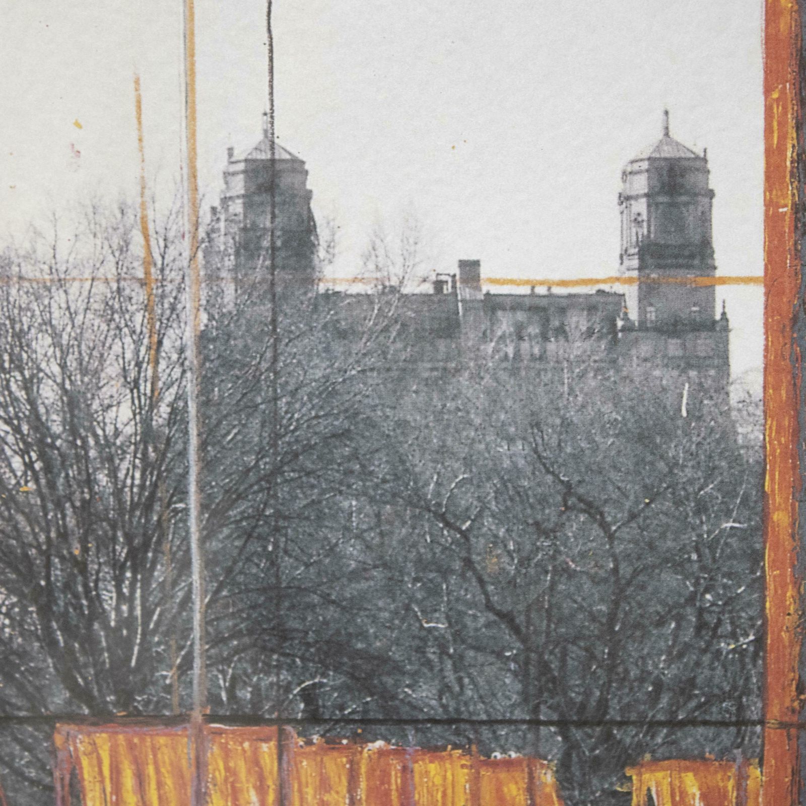 Gates Project For Central Park, Lithography By Christo , New York, 2004 photo 762.0
