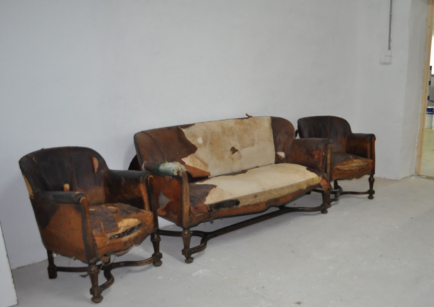 Original Antique Sofa Set photo for sale
