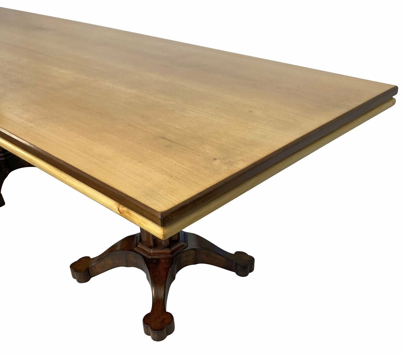 A Large Italian Mid Century Dining Table In The Gothic Manner photo furniture