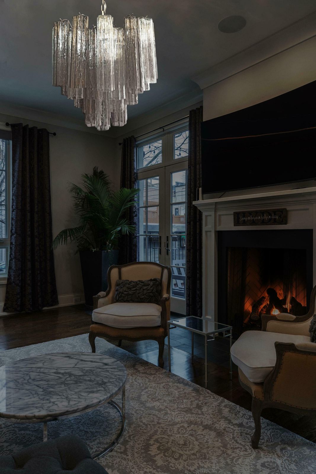 Stylish Murano Glass Tube Chandelier   36 Smoked Glass Tube photo vinterior