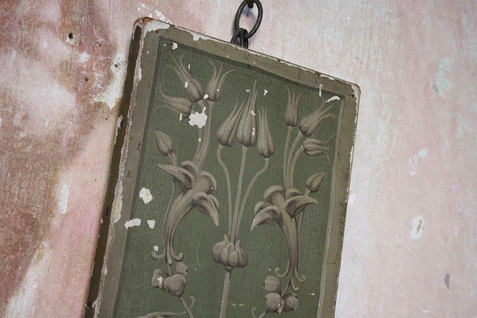 Early 20th C Painted Frieze, Manner Of Albert Hayes, South Ken System London photo for sale