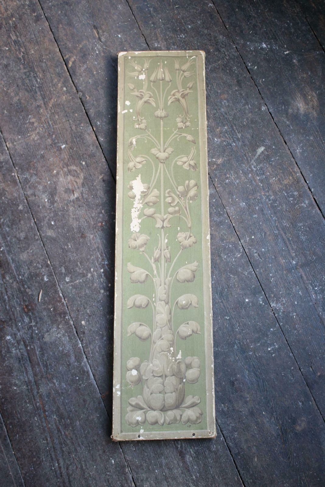 photo for sale Early 20th C Painted Frieze, Manner Of Albert Hayes, South Ken System London
