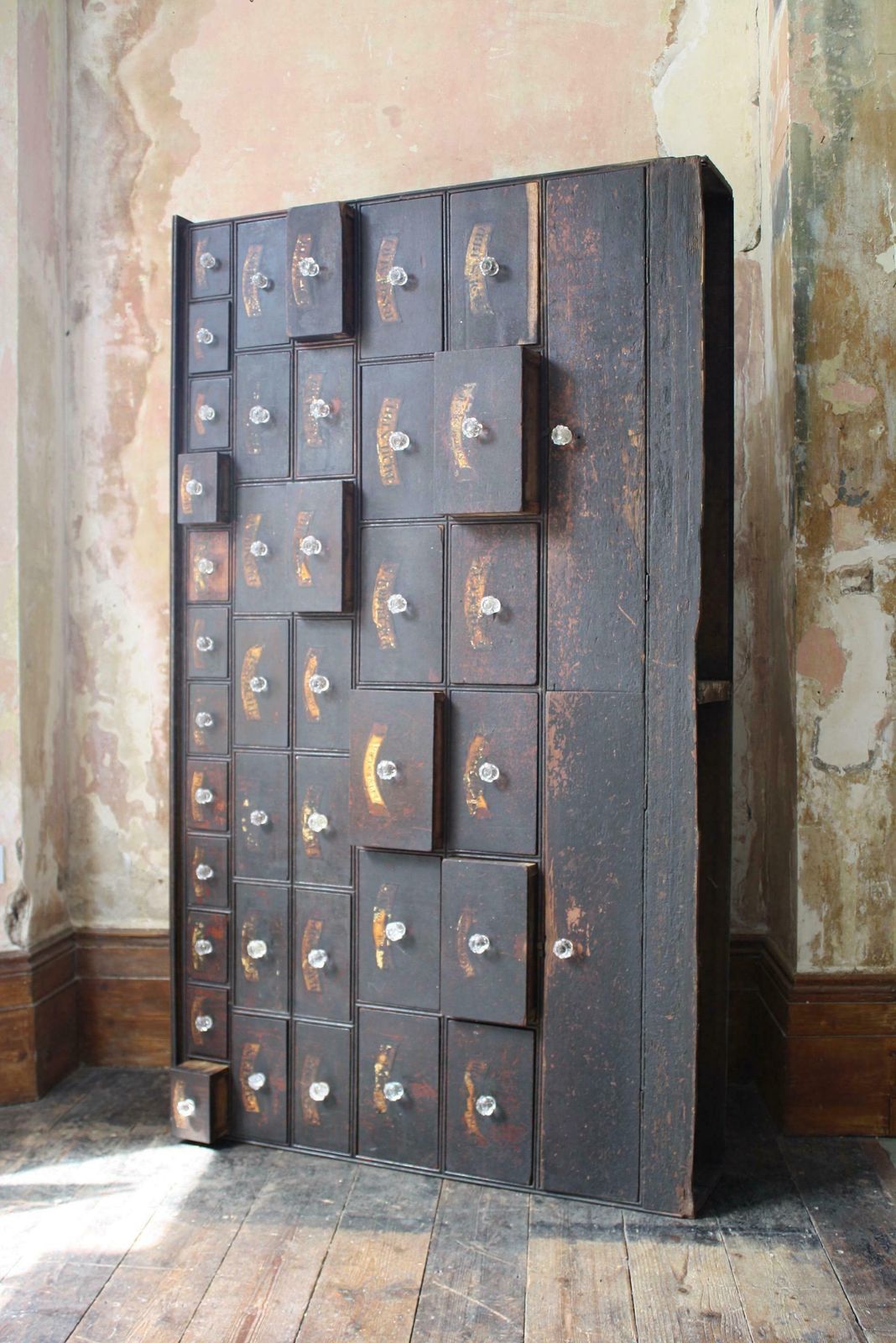 Early 19th Century Chemist Apothecary Drug Pharmacy Drawers Bratley Pontefract photo furniture