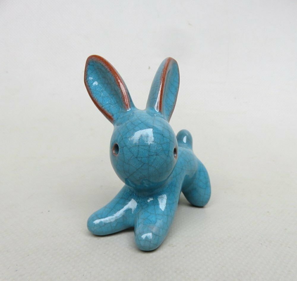 photo vinterior Animal Sculptures In Ceramics By Walter Bosse For Karlsruher Majolika, 1950s, Set Of 4