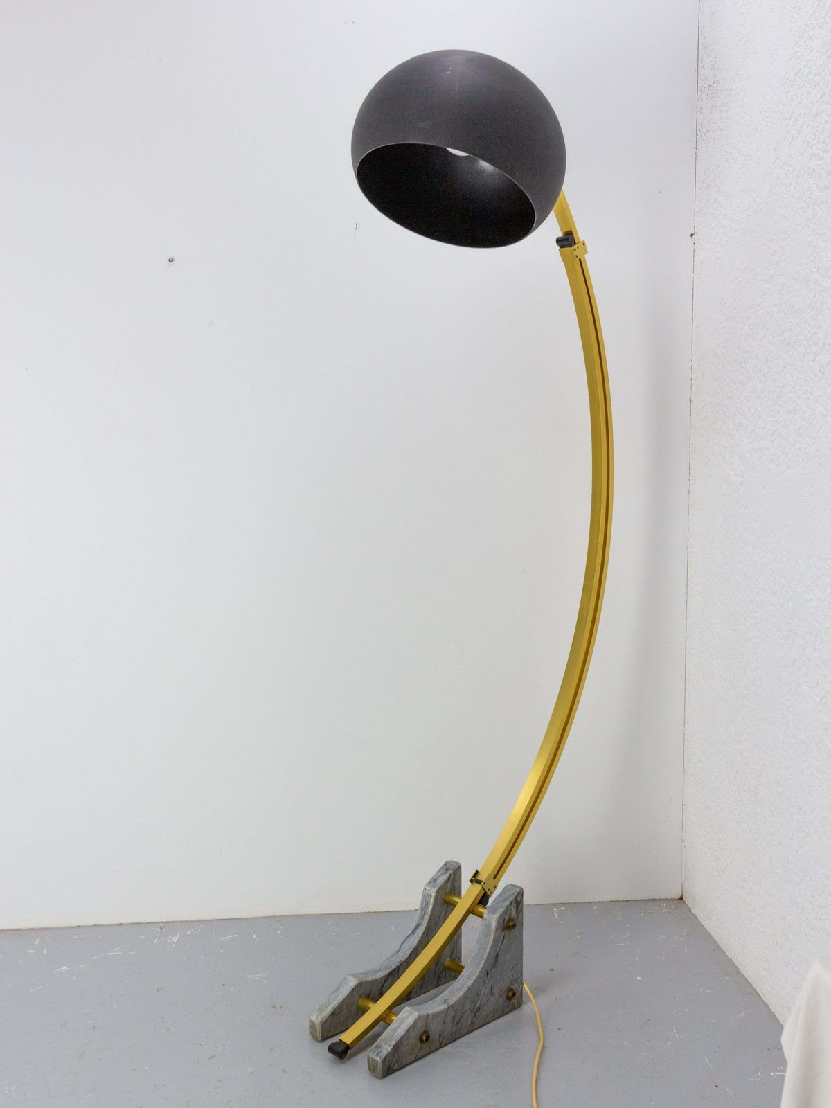 Floor Lamp Arc By Goffredo Reggiani, Italian Lampadaire, Circa 1970 photo Lighting