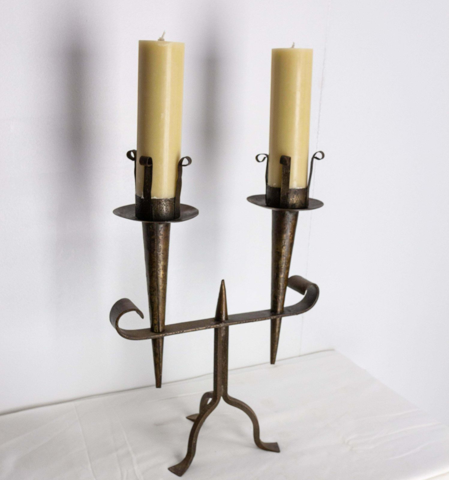 French Wrought Iron Candle Holder, French, Circa 1960 £400.10 photo Home Decor