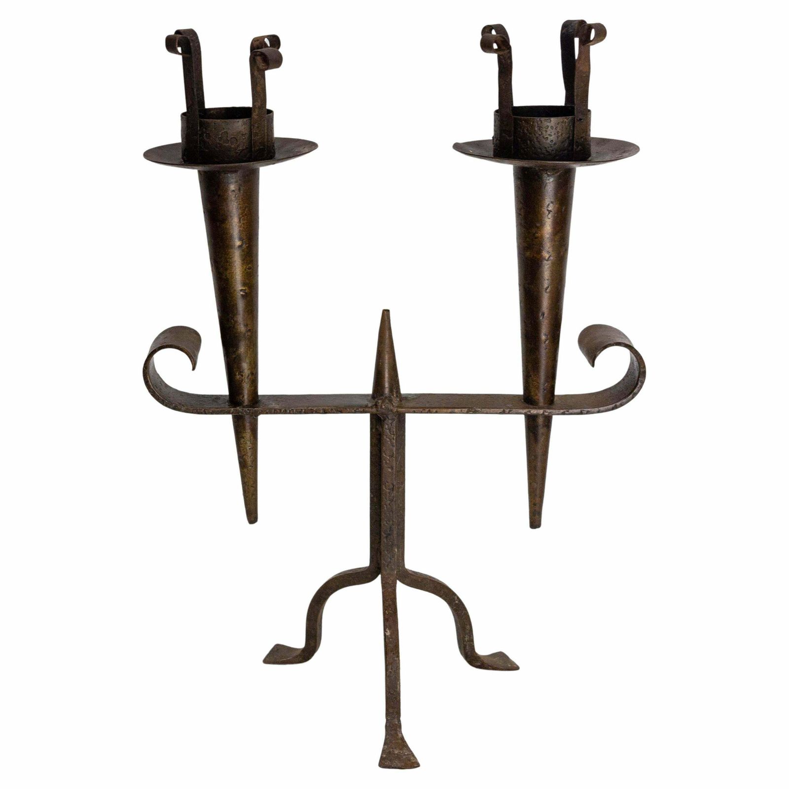 French Wrought Iron Candle Holder, French, Circa 1960 £400.10 photo vinterior