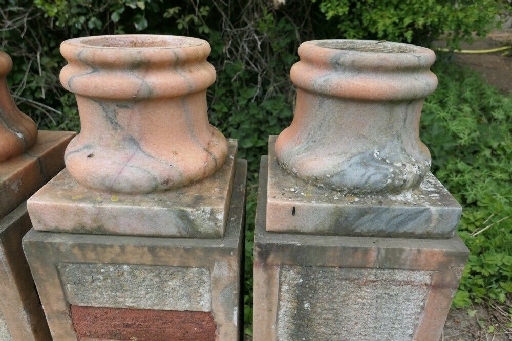 A Wonderful Natural Pink Marble Gazebo With Seats photo buy