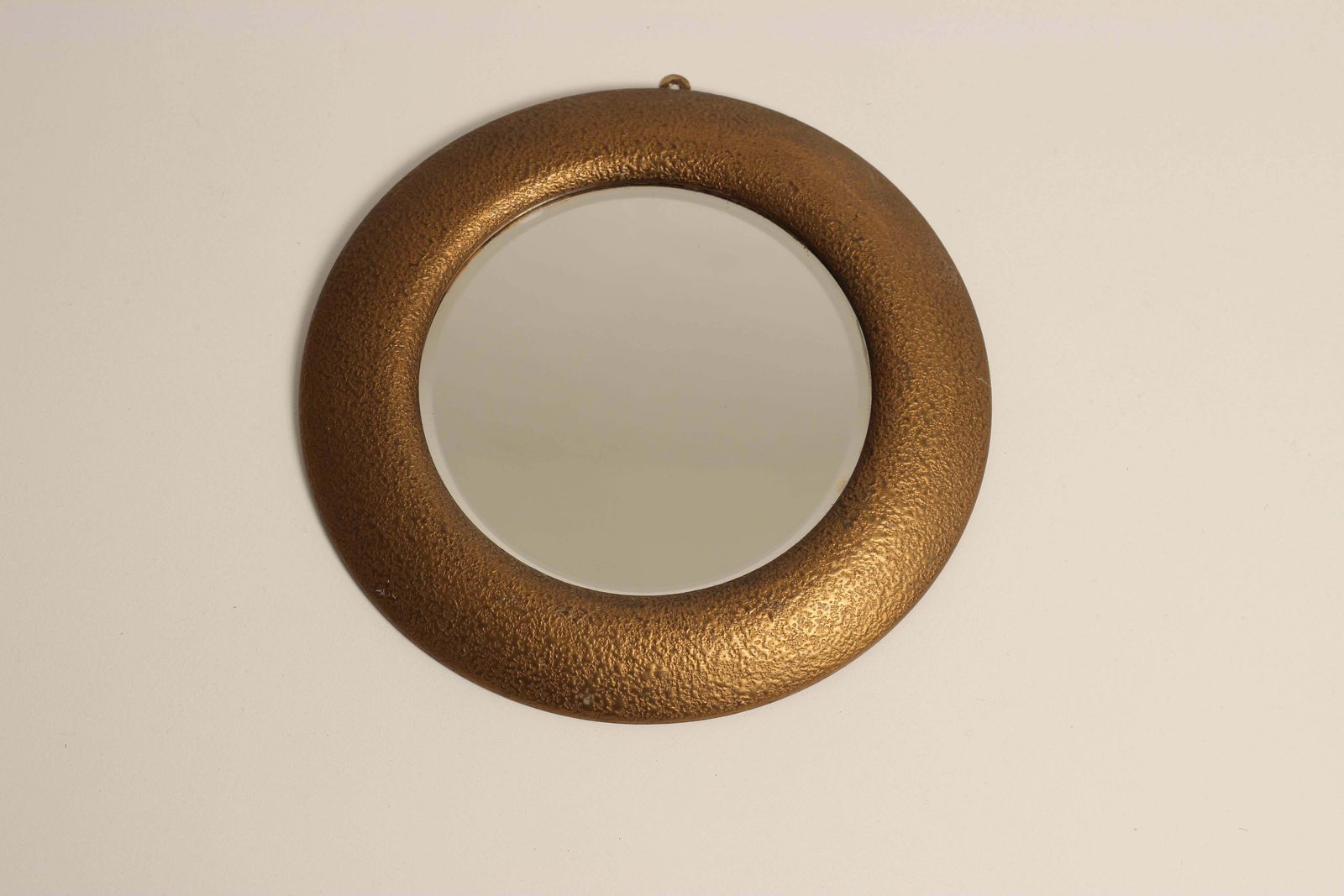 Art Deco Portal Mirror With Textured Gilt Gesso Surround And Bevelled Glass photo buy