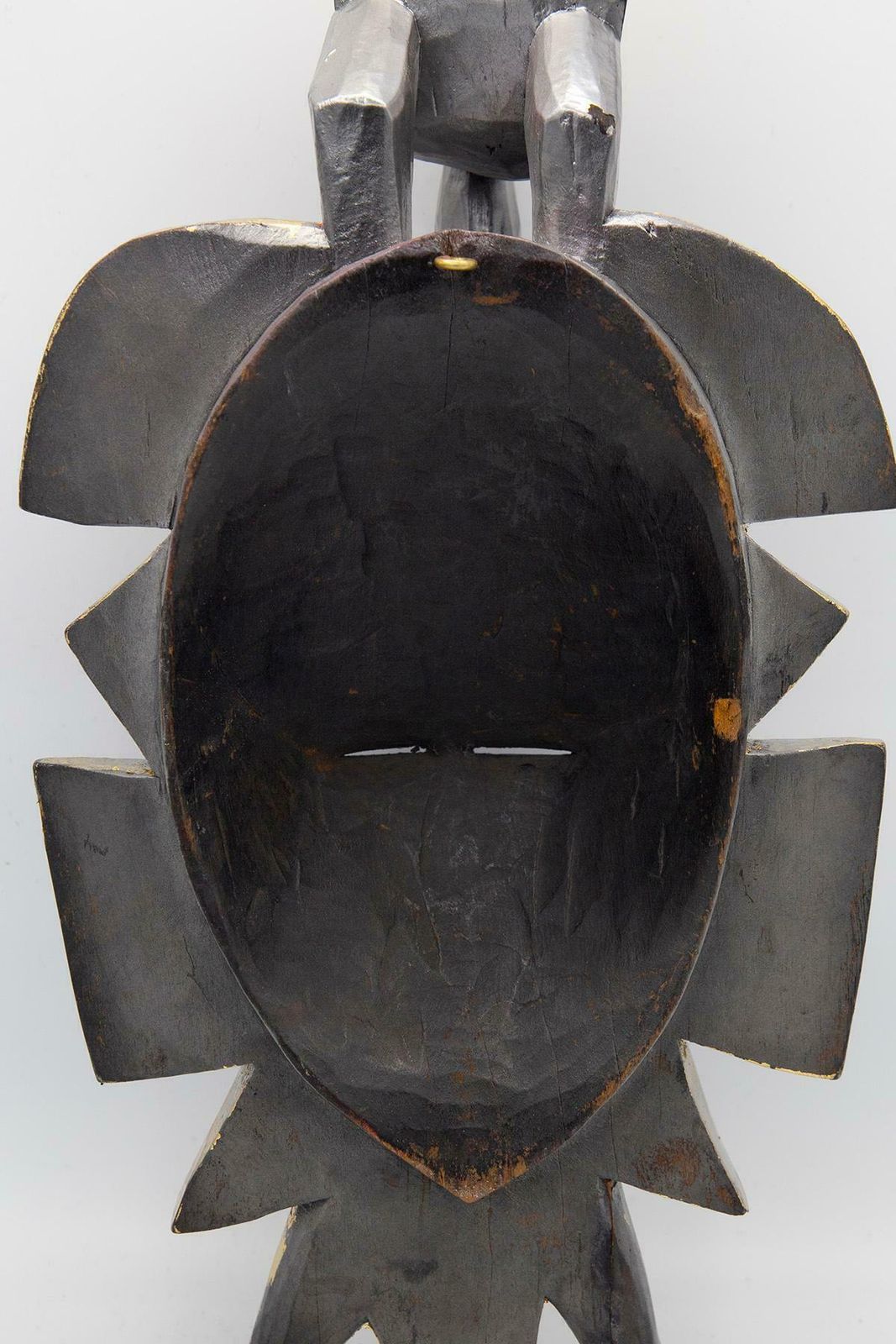 African Futurist Black Tribal Mask By Bomber Bax photo vintage