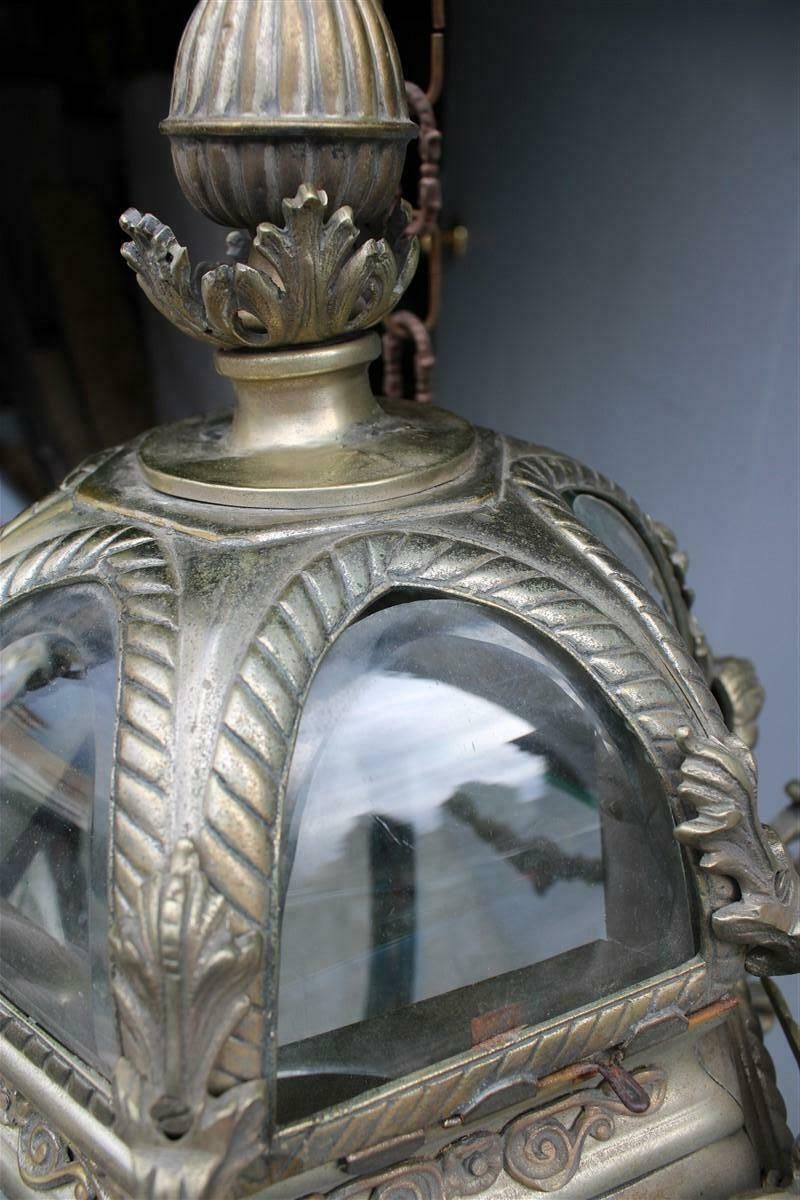 photo buy Ancient Baroque Style Lantern In Bronze Fusion With Little Angels Curved Glass