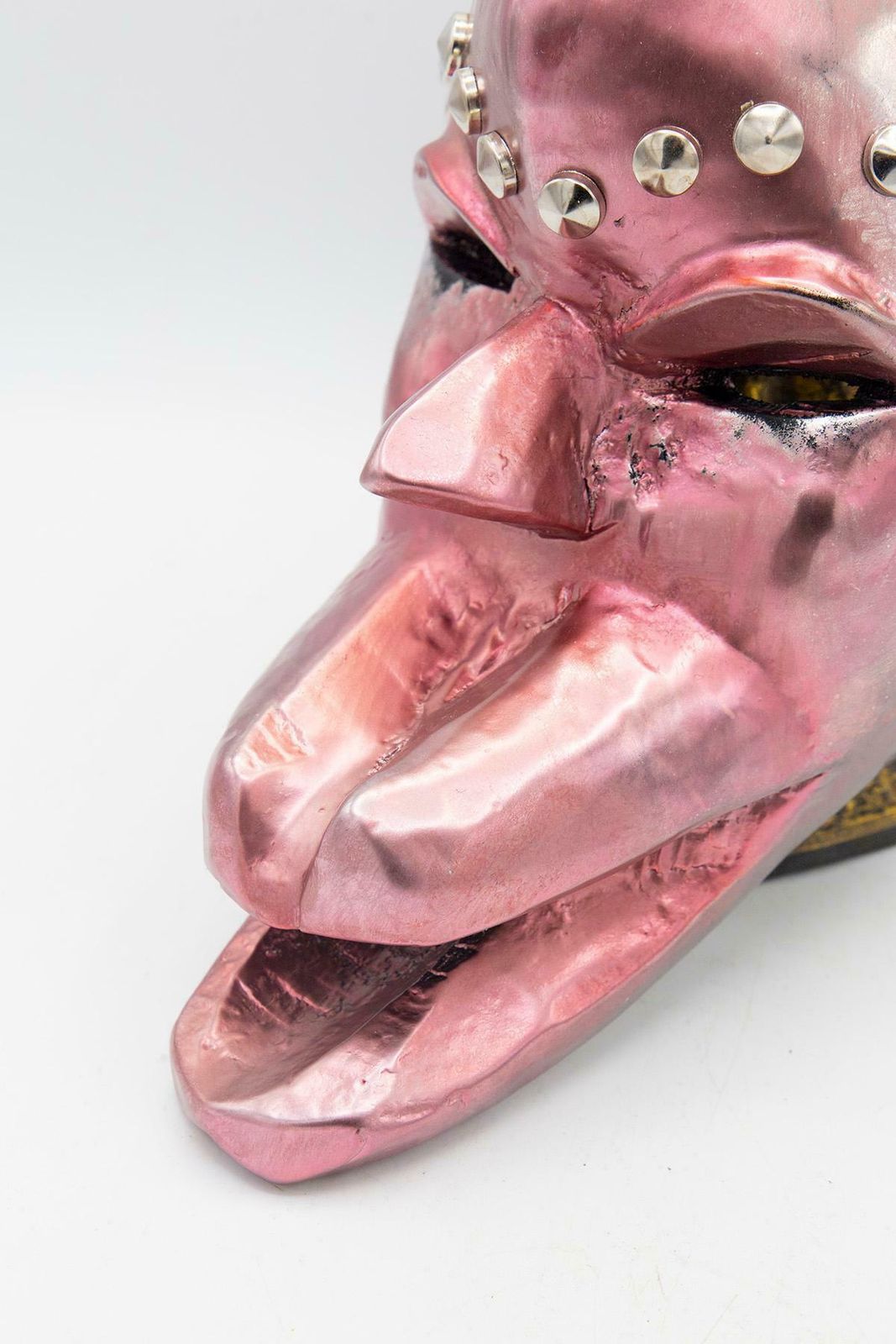 African Futurist Pink Mask Created By Bomber Bax photo buy