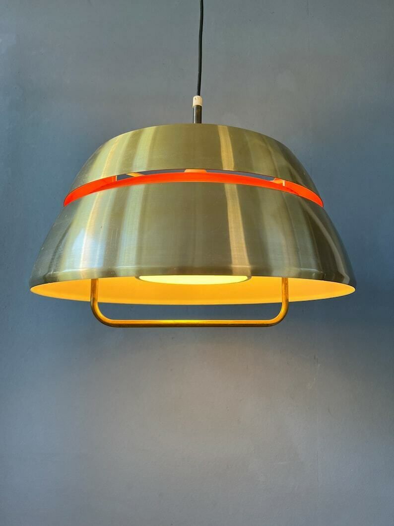 Mid Century Hanglamp Van Lakro Amstelveen | Space Age Hanglamp