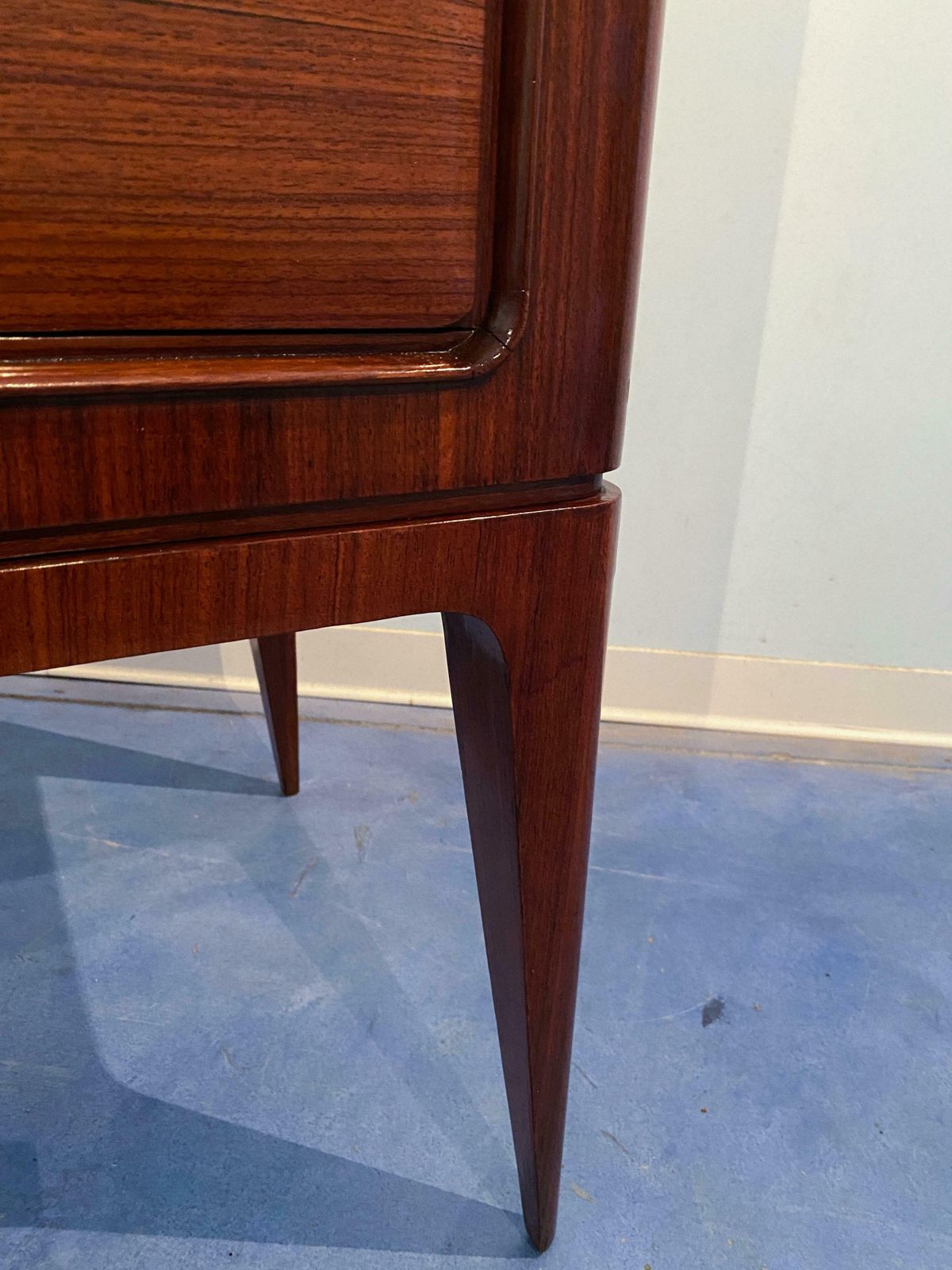 15115.0 Italian Mid Century Modern Tall Sideboard Cabinet Designed By Paolo Buffa, 1950 photo