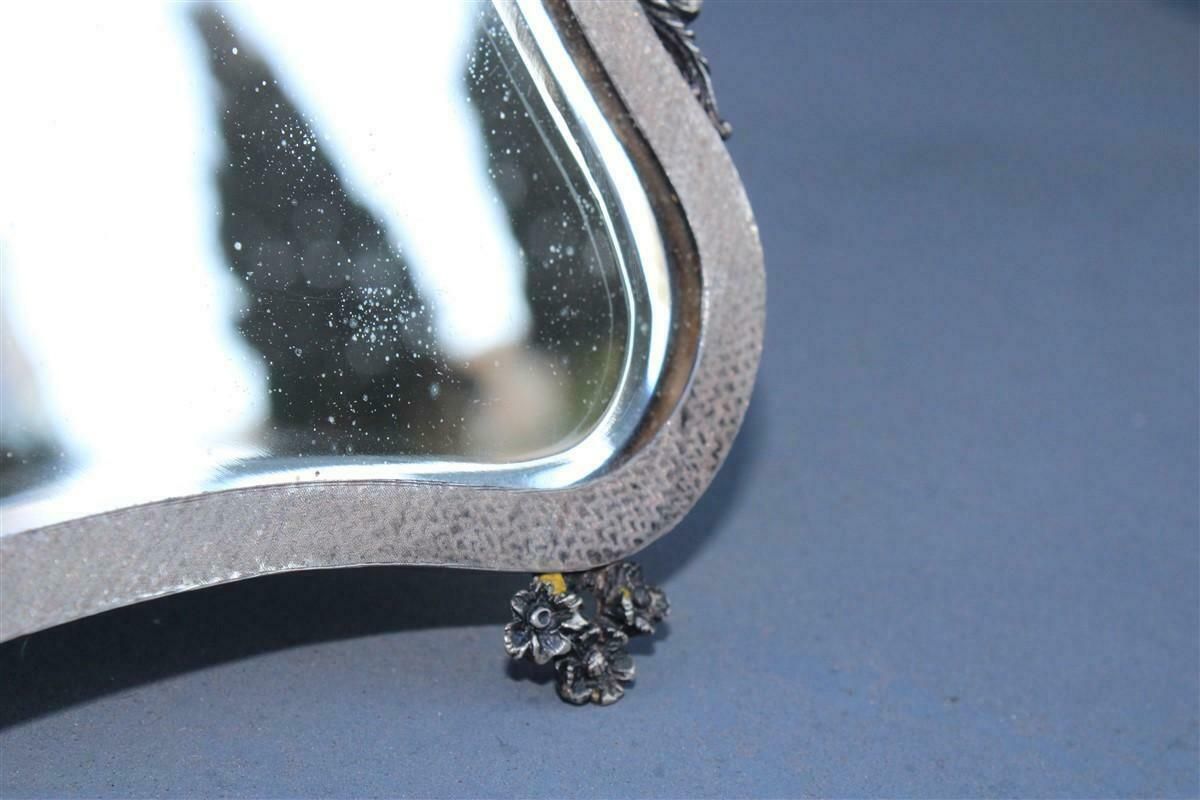photo buy Italy 1950 Silver Mirror For Women''S Dressing Table For Make Up And Earrings