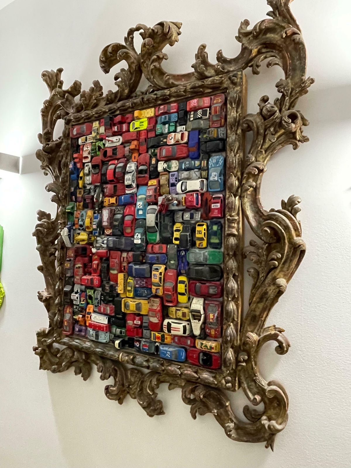 photo furniture Decorative Wall Large Picture Frame Baroque Cars Modelling 1960s Pop Art