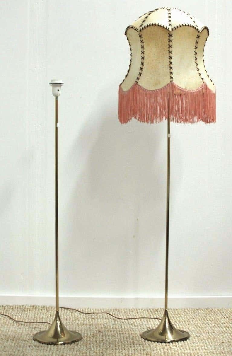 Bergboms, Pair Of Floor Lamps, G 024, Brass, Scandinavian Modern / Midcentury photo vintage