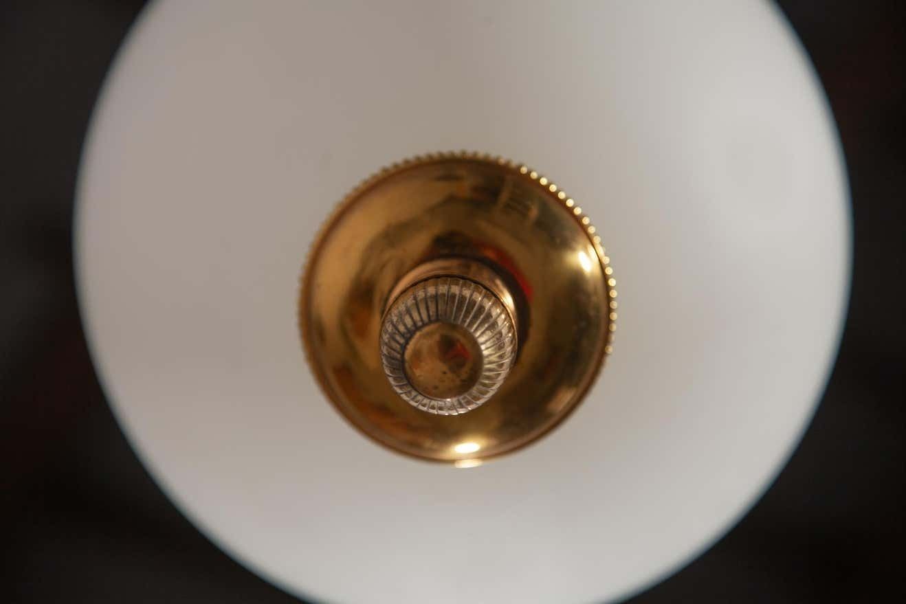 photo furniture Hollywood Regency Opaline 1950s ''China'' Pendant Lamp, Italy