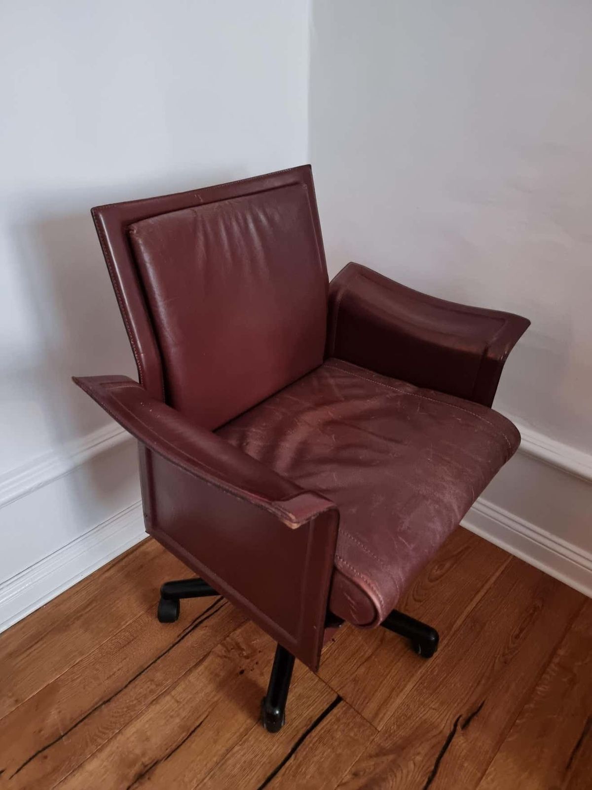 Furniture Tito Agnoli, Desk / Swivel Chair "Korium" For Matteo Grassi, Post Modern / Italy photo