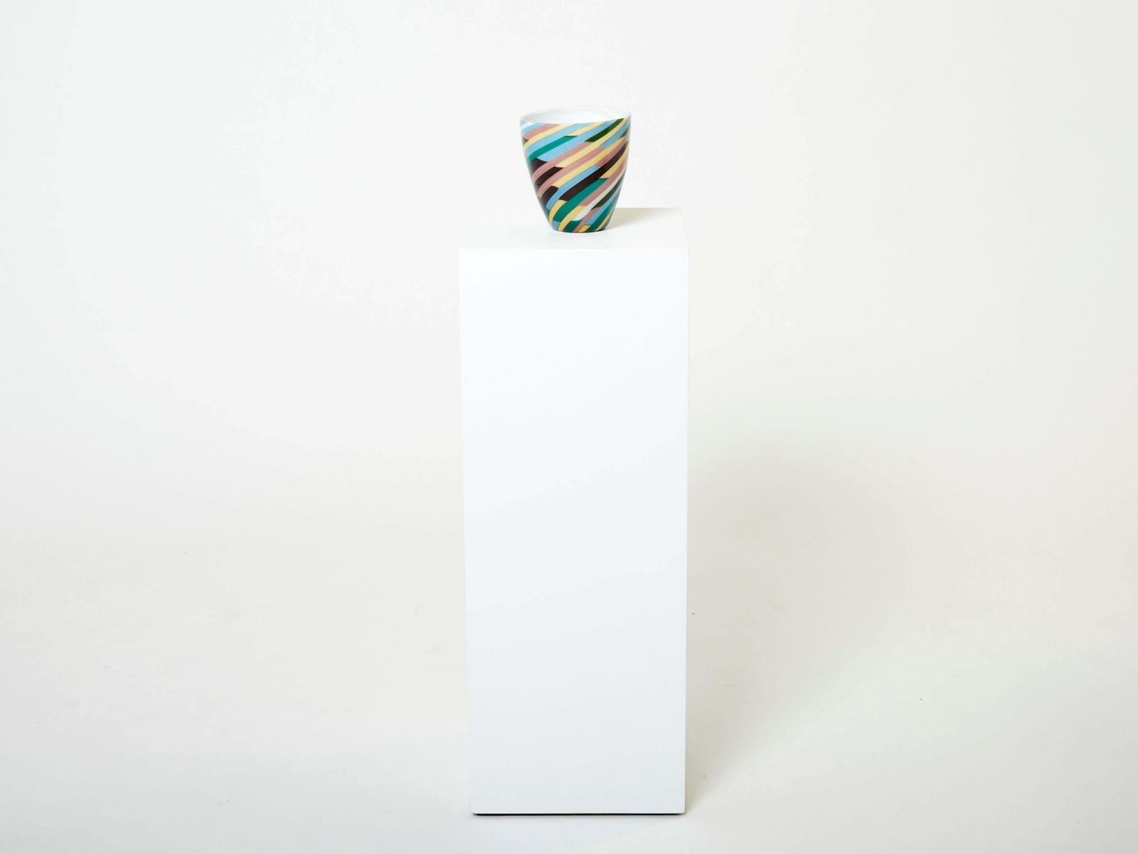 Vase Klee en verre soufflé Venini, par Laura De Santillana, 1984 photo buy