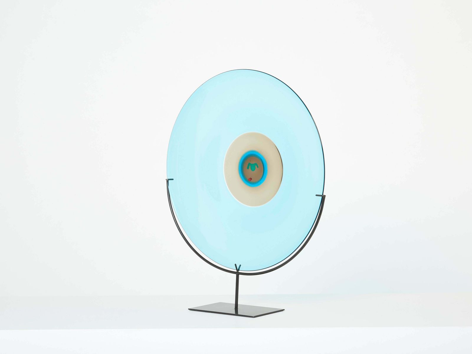 Plateau Polipo Tapio Wirkkala pour Venini, sculpture en verre de Murano, 1990 photo for sale