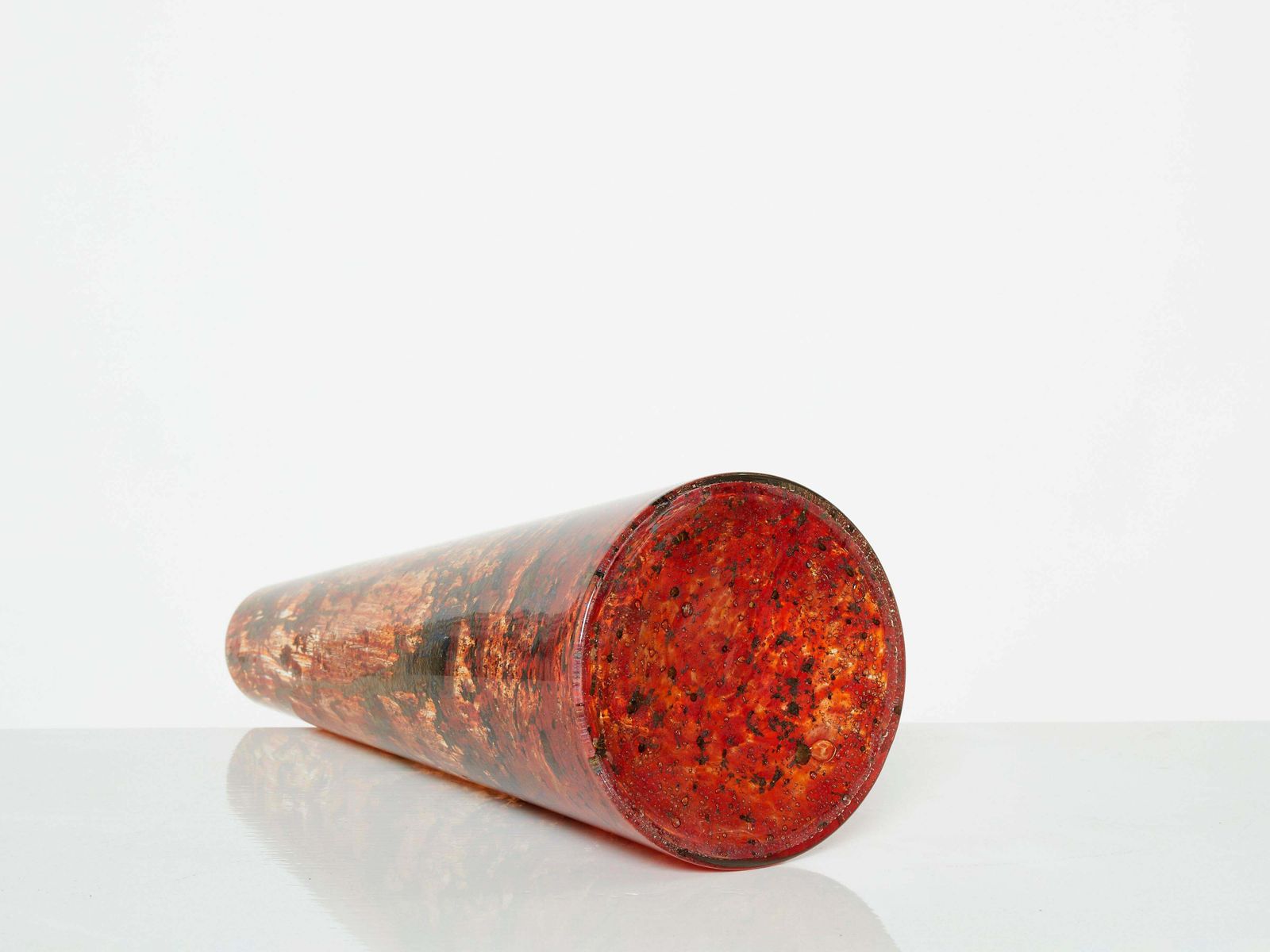 Grand vase en verre de Murano à inclusions, 1970 photo buy