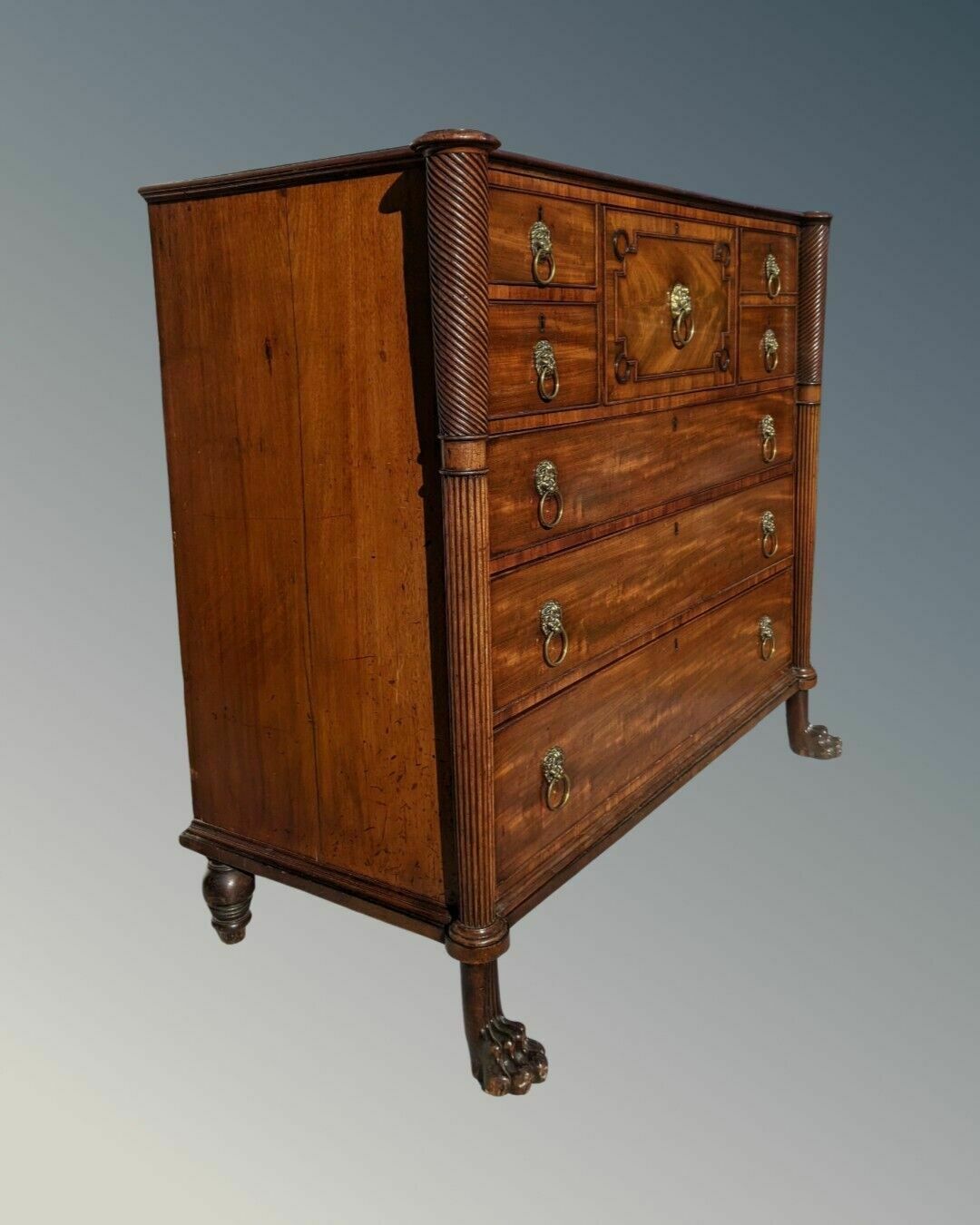 Superb Regency Mahogany Chest Of Drawers photo for sale