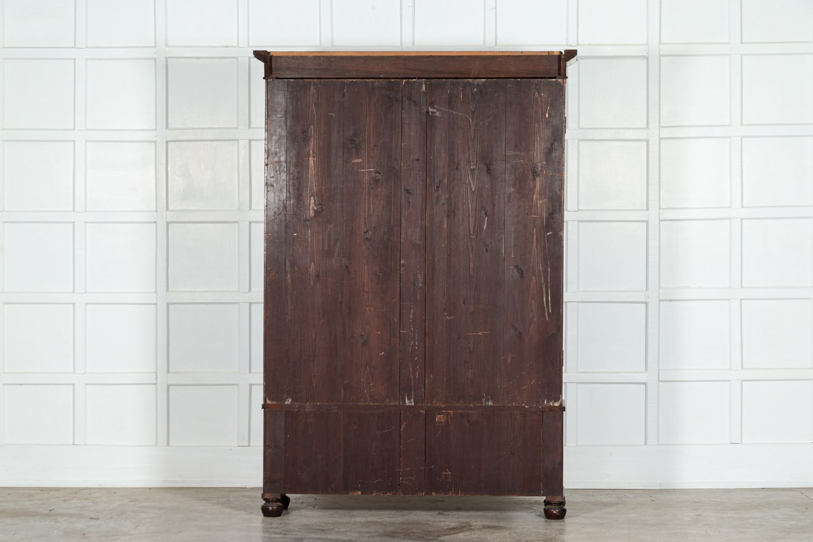 photo vintage 19thc English Mahogany Glazed Bookcase