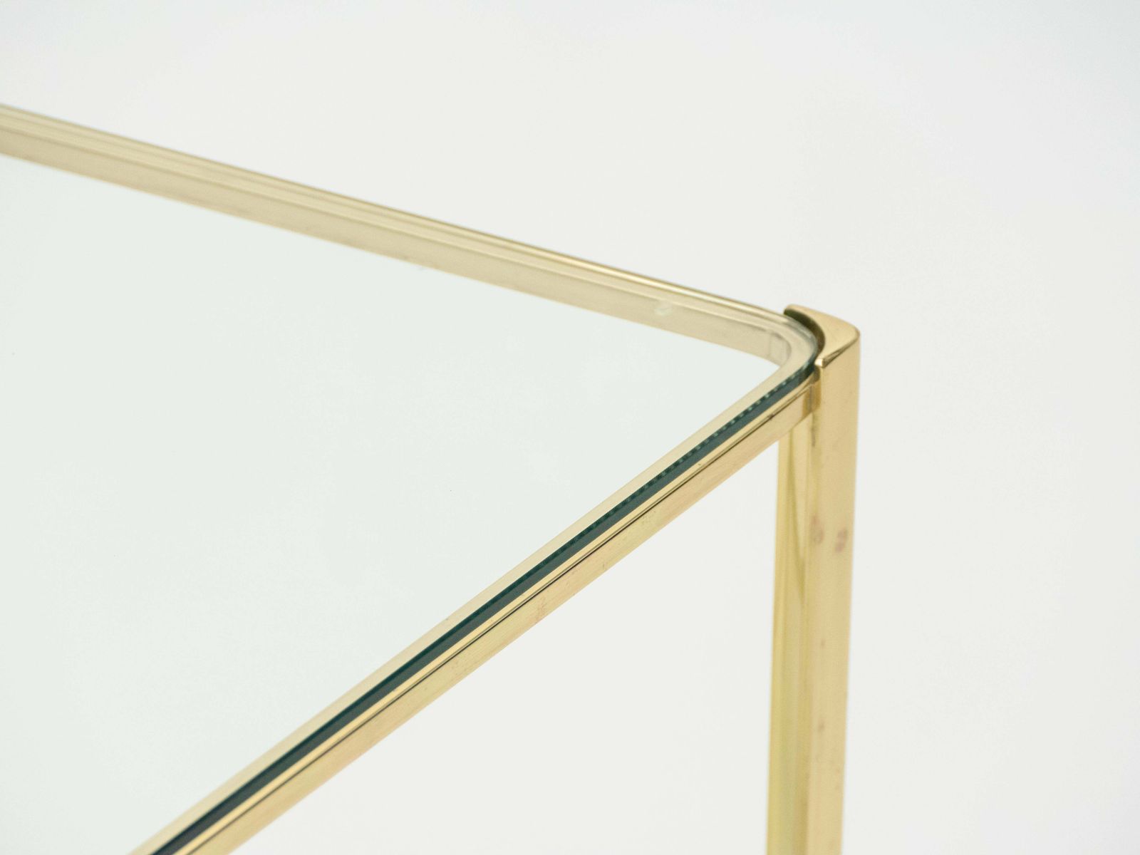 Table d'appoint française en bronze par J.T. Lepelletier pour Broncz, années 1960 photo vintage