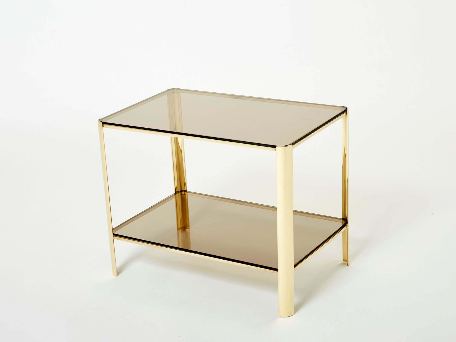 Table d'appoint à deux plateaux J.T. Lepelletier pour Broncz, années 1960 photo furniture