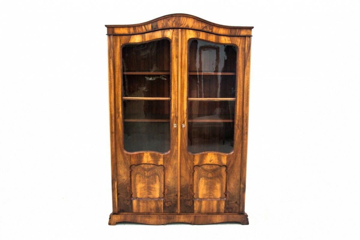 Library   Antique Display Case, Northern Europe, Around 1890. After Renovation.