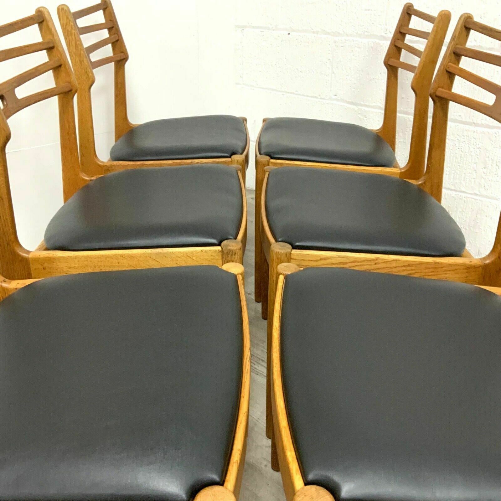 Set Of 6 Danish Johannes Andersen Model 101 Dining Chairs For Vamo Sonderborg photo vinterior