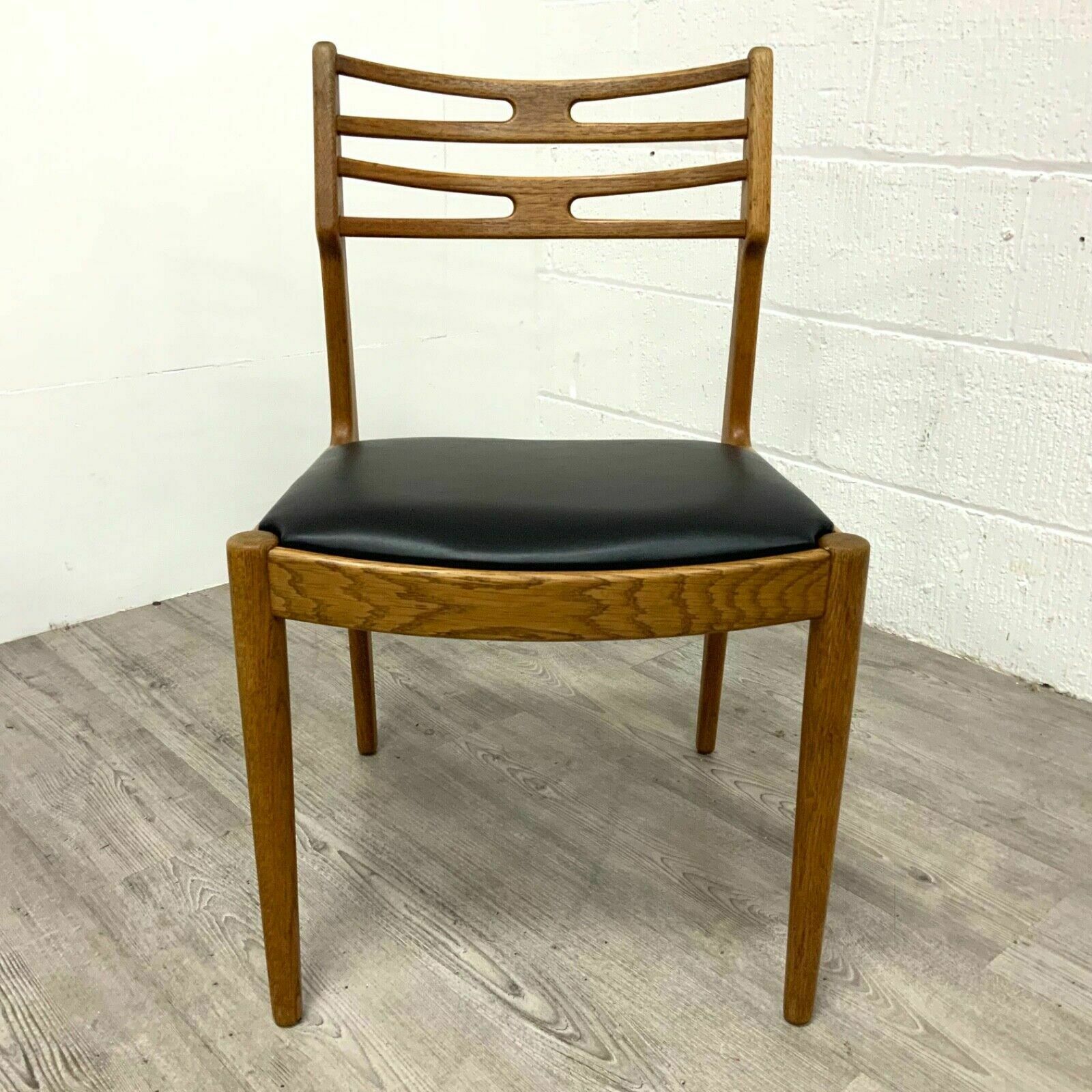 Set Of 6 Danish Johannes Andersen Model 101 Dining Chairs For Vamo Sonderborg photo vintage