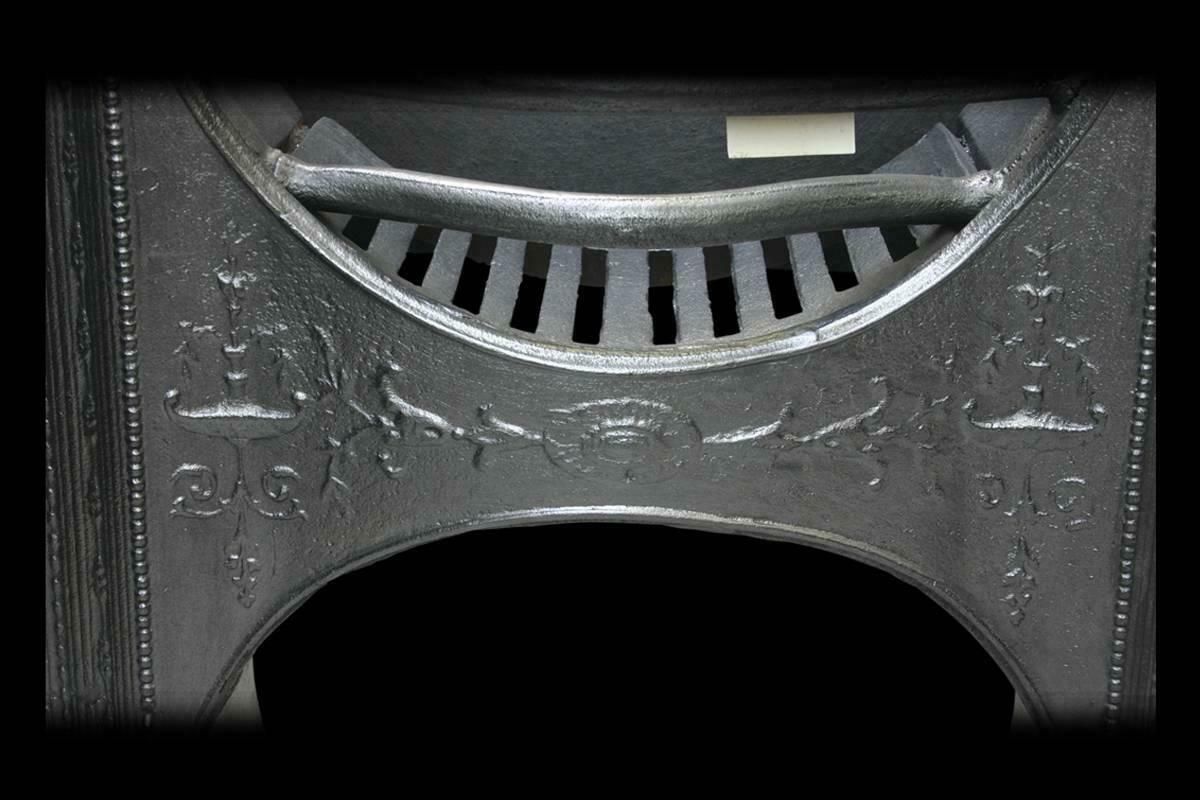 Georgian Cast Iron Hob Grate In The Manner Of Robert Adam photo Home Fixtures