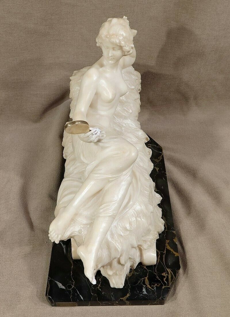 photo buy Important Sculpture "Venus At The Mirror" By A. Saccardi   Early 20th Century